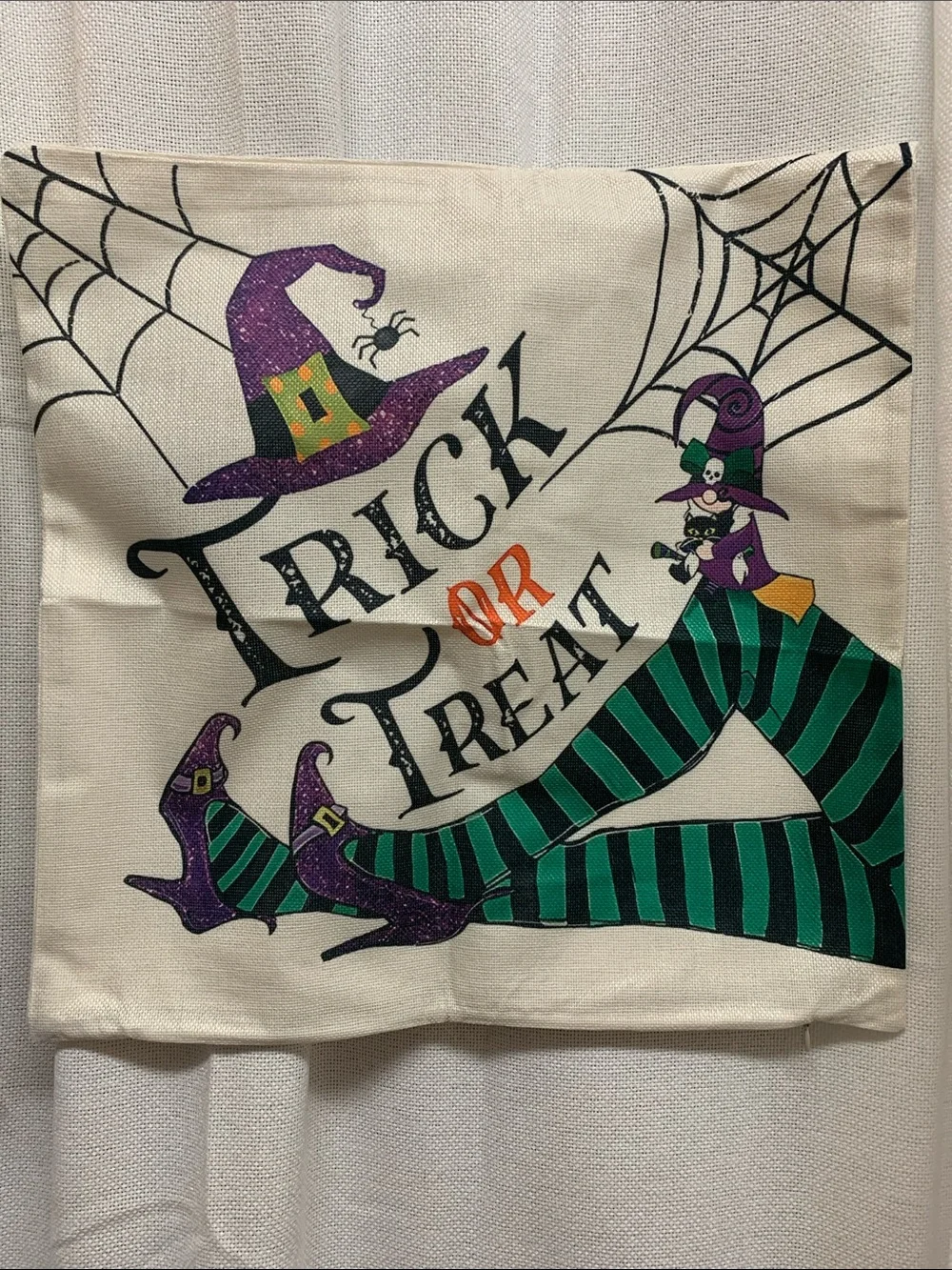 Halloween Purple Pumpkin Decorative Throw Covers